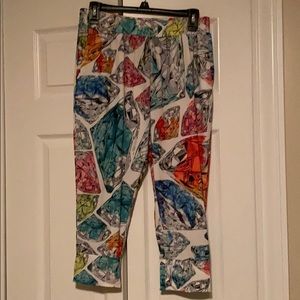 Nike Dri Fit Colored Diamond Crop Jogger